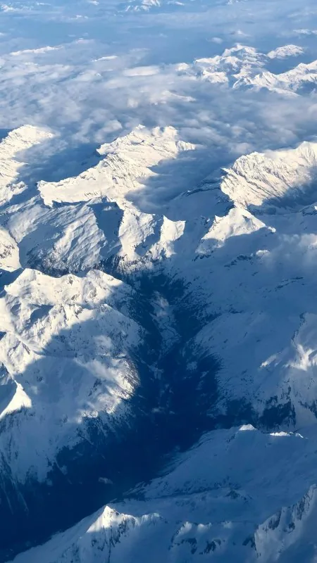 Snow Range Mountains Nature Wallpaper