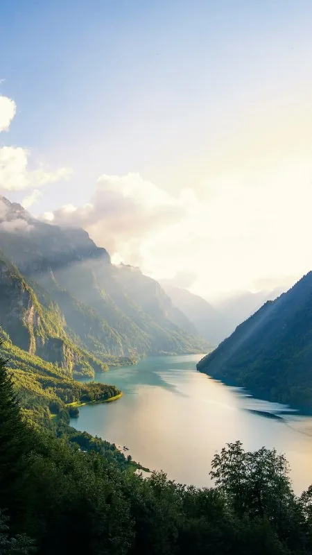 Switzerland Alps Mountains Morning HD Nature Wallpaper