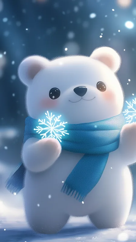 White Bear Nature Wallpaper