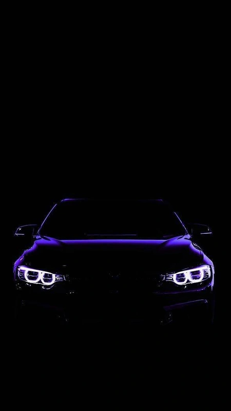 Neon Purple Car Wallpaper