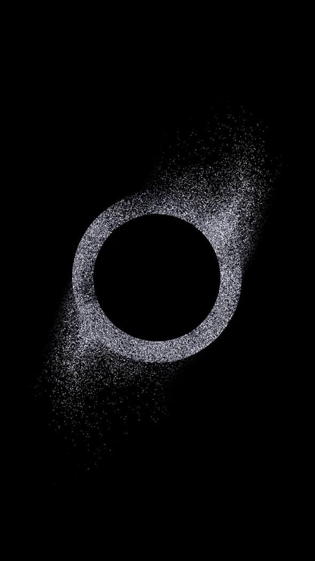 Particle Eclipse Ring Wallpaper