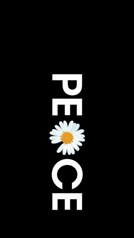 Peace Daisy Wallpaper