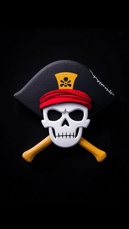 Pirate Skull Captain Wallpaper