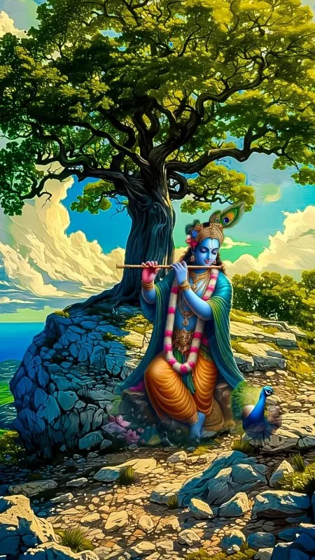 Flute HD Radha Krishna Wallpaper