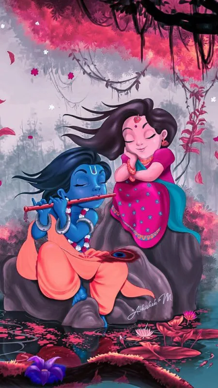 Shri Radha Krishna Wallpaper