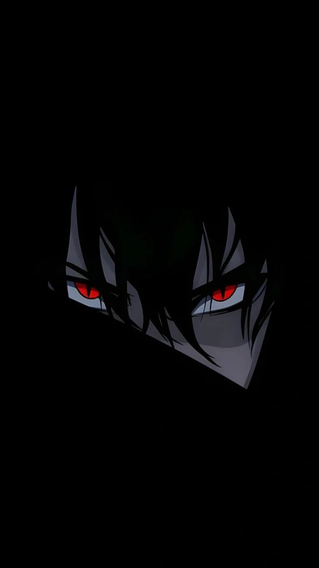 Red Anime Eyes Wallpaper