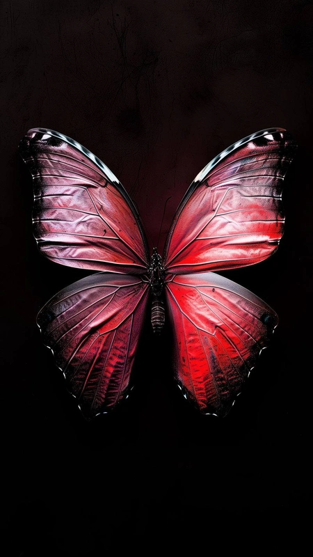 Red Butterfly Wallpaper