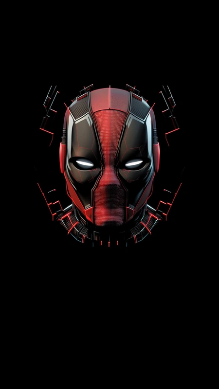 Red Hero Mask Wallpaper
