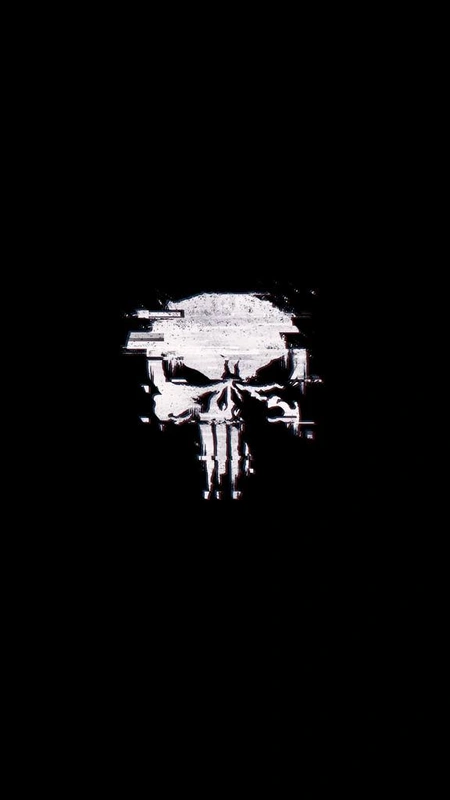 Splatter Skull Logo Wallpaper