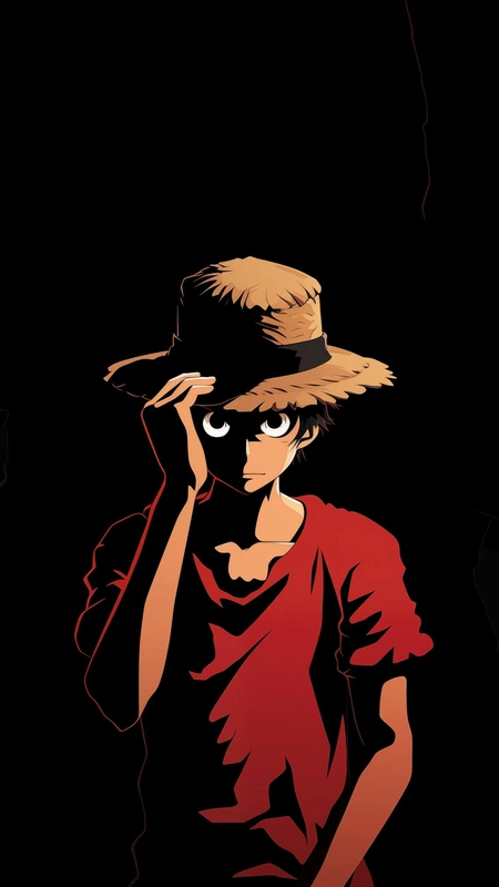Straw Hat Anime Boy Wallpaper