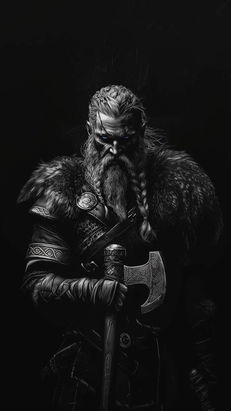 Viking Axe Warrior Wallpaper