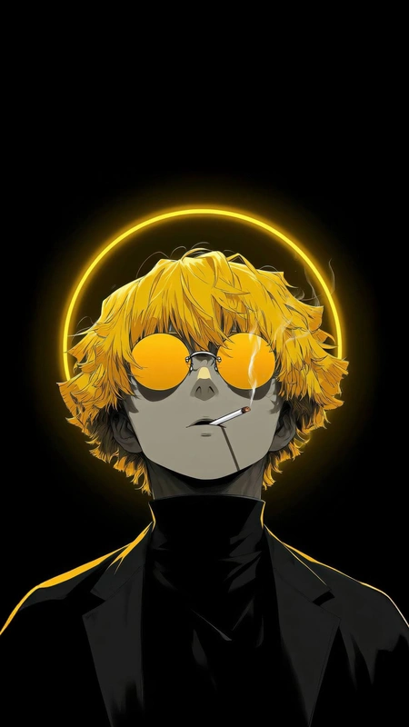 Yellow Halo Boy Wallpaper